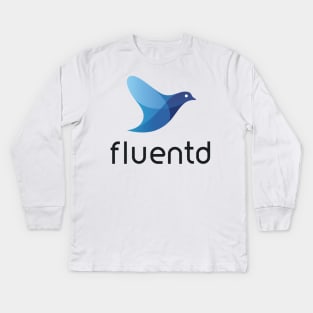 Fluentd Logotype Kids Long Sleeve T-Shirt